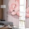 Gatto Cartone Animato Dormiente Tende Trasparenti in Chiffon Lussuose per Decorazione Soggiorno Camera da Letto Voile per Finestra Tenda in Tulle