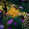 Solar Fairy Watering Can Lights Vintage Metal Garden Decor Outdoor Solar Hanging Kettle Light Waterproof Villa Yard Decoration