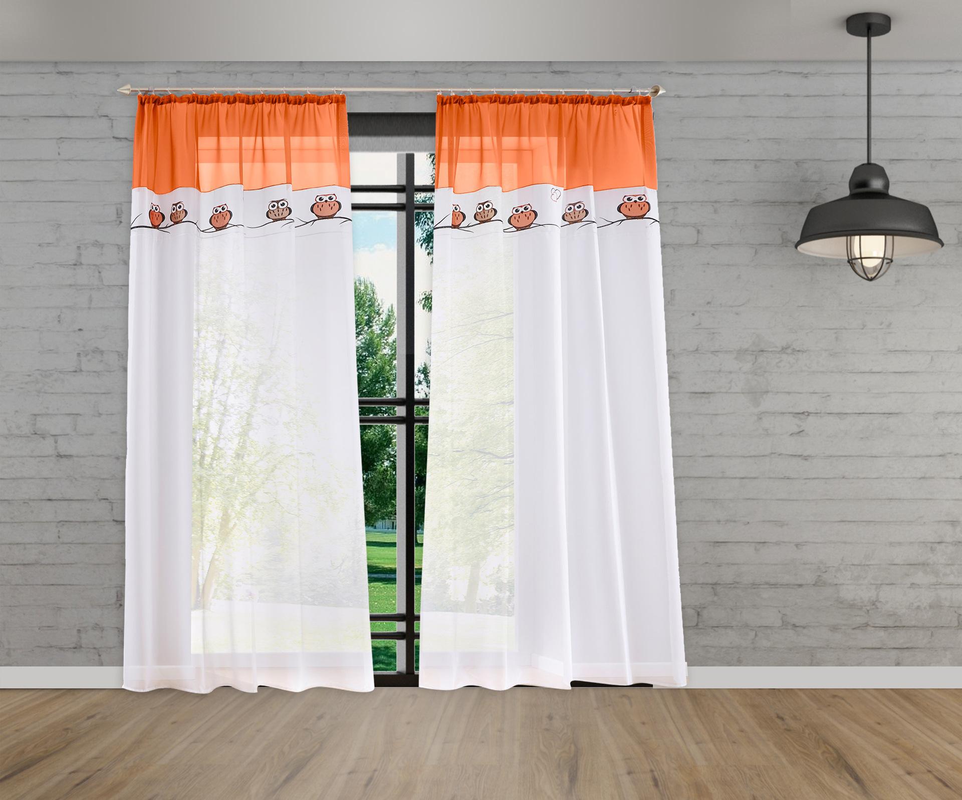 

Компьютерная вышивка Сова Патч Большой Занавеска, Москитная сетка 34/251 140Cm width * 145cm height