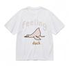 Men's Comfy All Season Breathable Classic T-Shirt Mens Womens Tees Top Duck Illustration Design Tee