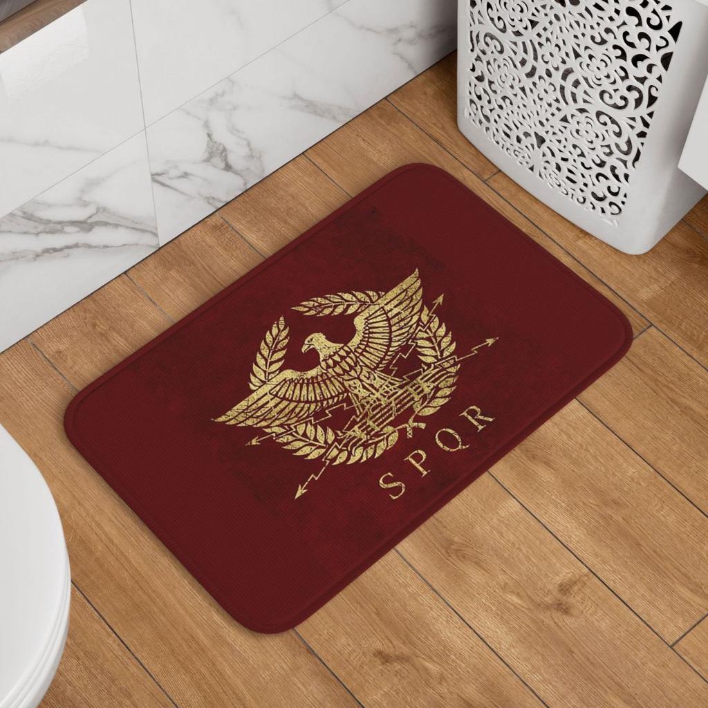 Rome SPQR Roman Doormat Kitchen Entrance Home Floor Mat Anti-slip Carpet Rug for Balcony Footpad Mats