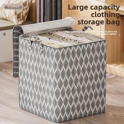 Velkokapacitní úložný vak na prošívané přikrývky, organizér na oblečení, prachotěsný a odolný proti vlhkosti na přikrývky, ložní prádlo, deky, stěhování a cestování