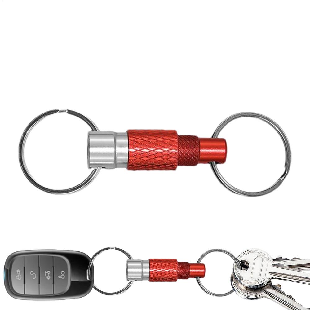 Quick Disconnect Keychain Metal Keychain For Car Keys Secure Key Holder Quick Release Keyring Compact Lightweight For Hiking