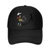 Cowboy Duel Western - Inspired, Classic Cartoon Art Design Mesh Baseball Cap
