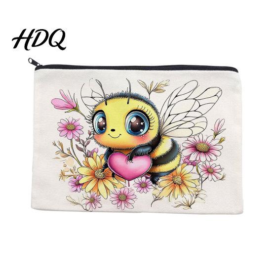 Childlike Style Bag Cosmetic Storage Bag Multi-Purpose Zipper Makeup Pouch Tear-Resistant Splash-Proof