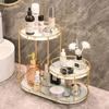 UV Plate Iron Frame Storage Rack Decoration Dressing Table Women's Skincare Cosmetics Holder Bathroom Makeup Toiletries Stand