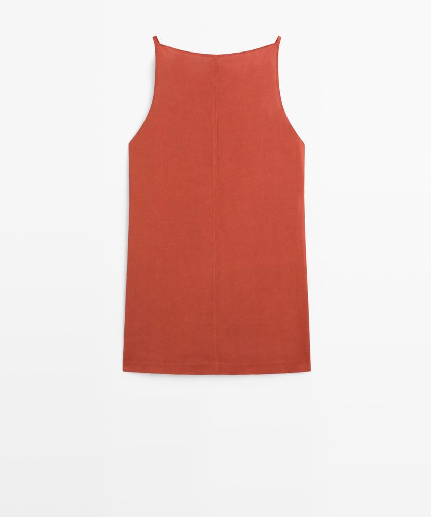 Masimodutti Strap Mini Dress