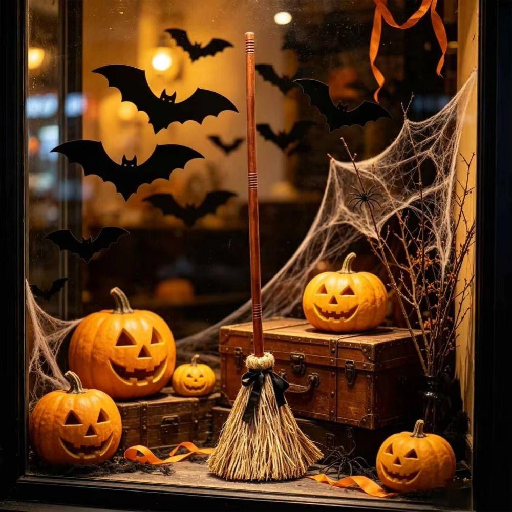 Moving Broomstick Floating Broomstick Electric Rotating Haunted Dancing Broom Porch Home Use