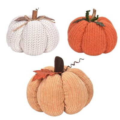 2025 Handmade Pumpkin Ornament Knitted Pumpkin Decoration Autumn Thanksgiving Table Centerpieces Decoration For Bedroom