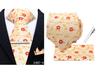 Men's Retro Floral Tie, Pocket Square & Tie Clip Set for Weddings
