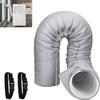 Benasan Portable AC Hose Insulation Sleeve, Polyvinyl Chloride, Light Gray, Fits 5-5.9" Diameter Exhaust Hose, Easy Installation, Protective Cover