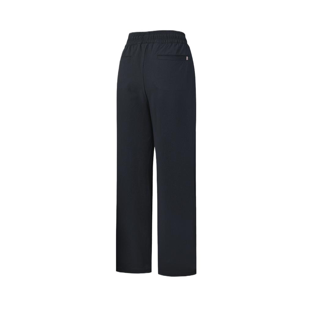 FILA Tennis Series Loose Fit Solid Color Lace-Up Casual Pants Women bottoms A11W623805F-NV