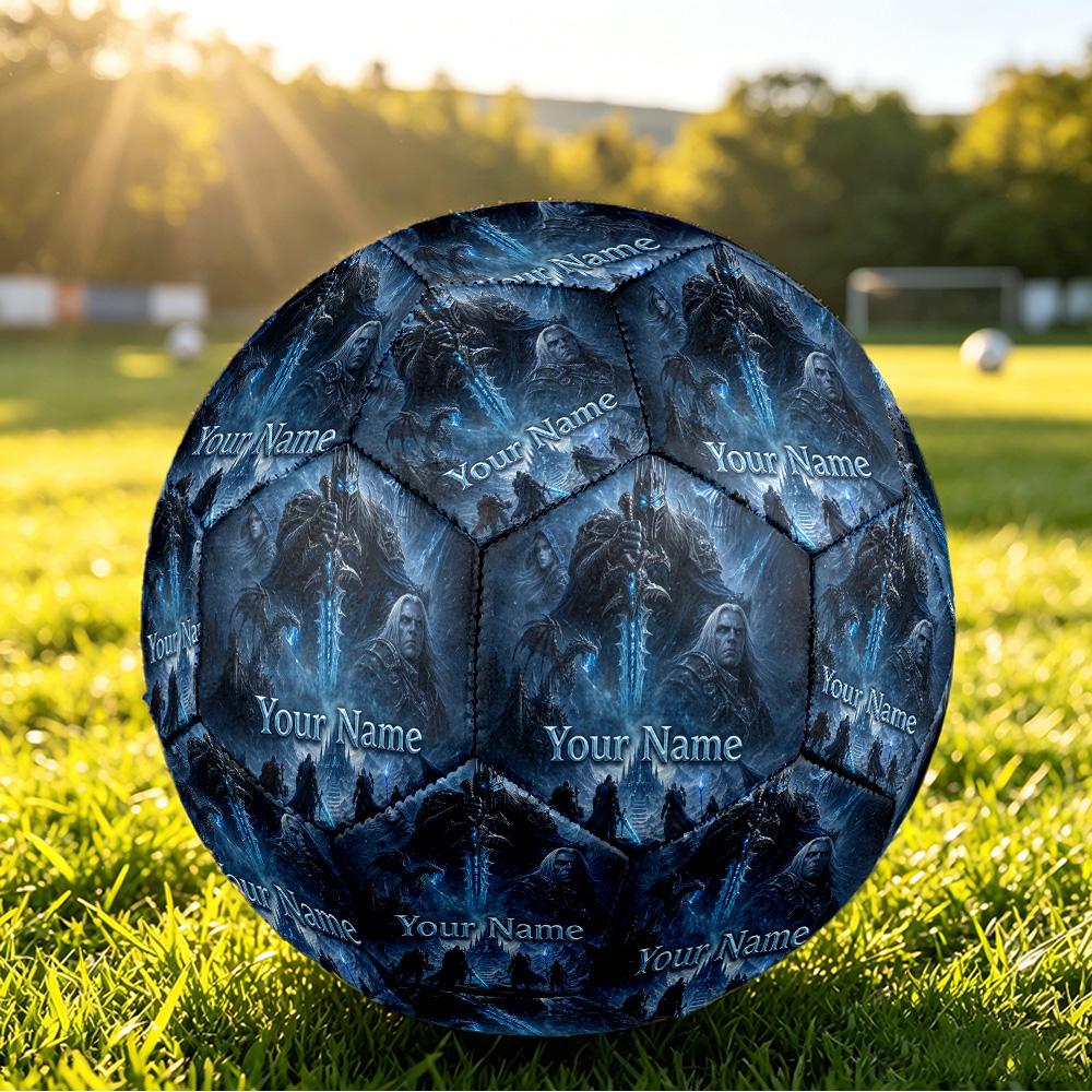 Size 5 FootballWorld of Warcraft Durable PU Soccer Ball for Sports Training Outdoor Competition