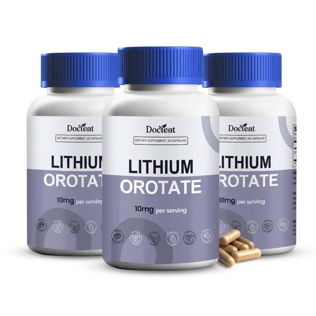 Ortootanu litu 10 mg – Formuła Premium wspierająca nastrój, spokój i funkcje poznawcze (60 kapsułek)
