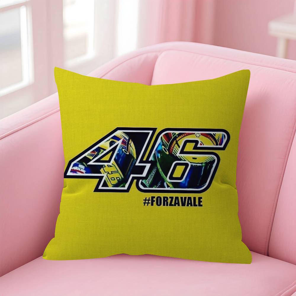 V-Valentino Moto GP R-Rossi 46 Kissenbezug Kissenbezug Polsterung Sofa Wurfkissen Heimdeko Kissenbezug