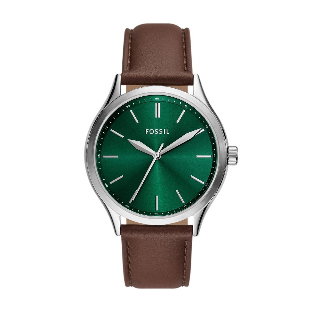 

Fossil Men s Fenmore Three Hand Stainless Steel Watch brown
