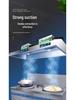 All-in-One High Suction Stainless Steel Range Hood for Restaurant Kitchen & Wood-Burning Stove Purification