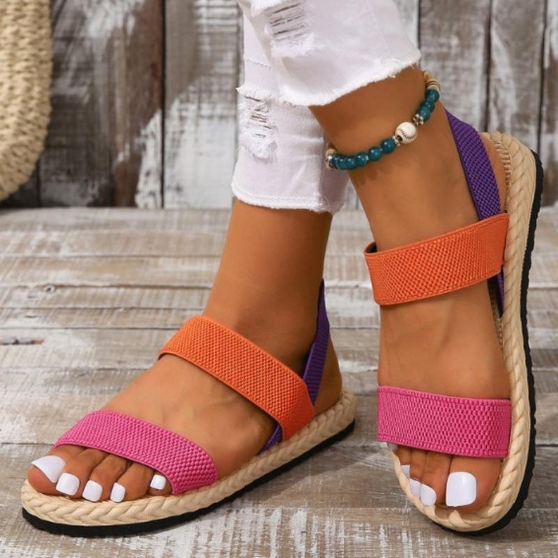 Divatos lapos szandálok Új, forrón eladható színben passzoló nyári csúszásmentes kopásálló, kényelmes kialakítású szandálok Zapatos Mujer