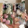 For Itel A80 Beautiful Bow Rose Painting Phone Case For Itel A80 A671L A671LC Shockproof Soft Silicone Cases