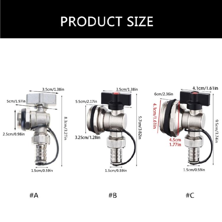 User Friendly Heating System Valves  with Temperature Resistance High Efficiency Radiator Valves for Long Term Use