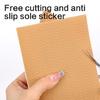 Retangular Adhesive Shoe Tread Patches Slip Resistant Shoe Tread Cushioning Pad Large Textured Shoe Protectors Pad