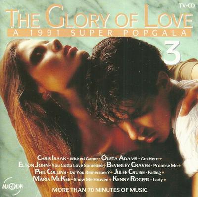 CD VARIOUS - Cd - The Glory of Love 3 (1 CD)  8454002 Magnum 1991 Netherland Pop Used
