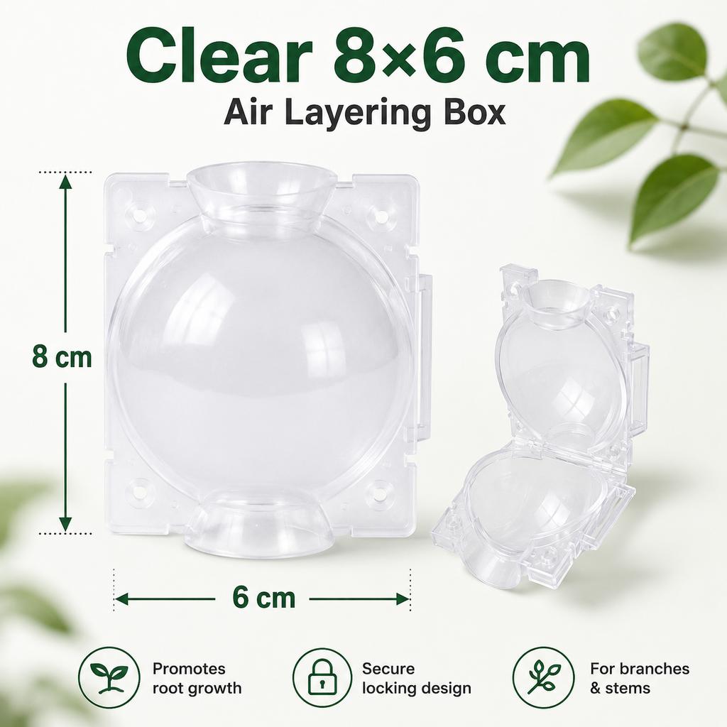 10/30PCS Grafting Rooting Ball Plant Breeding Box High Pressure Growing Case for Garden Plant Propagation Supply