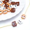 Acrylic animal cat dog bear bead accessory supplies