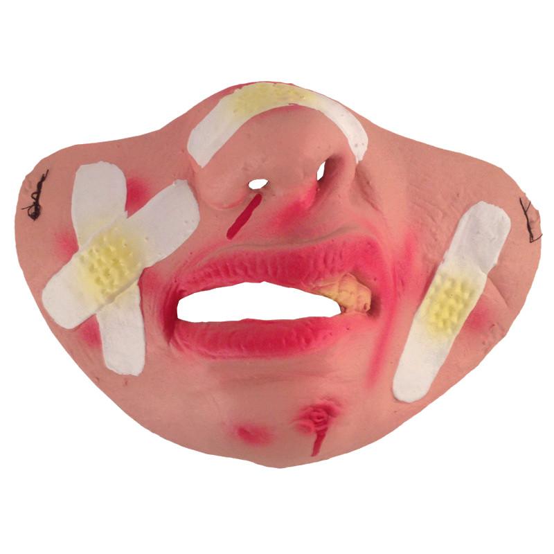 Hilarious Halloween Half Face Mask With Comical Pig Nose For Costume Fun