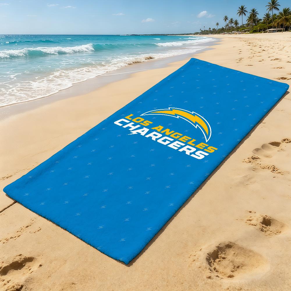 La C-Chargers-Es Cool Logo Towel For Outdoor Camping Beach Towel Super Absorbent Quick-Drying Summer Towel