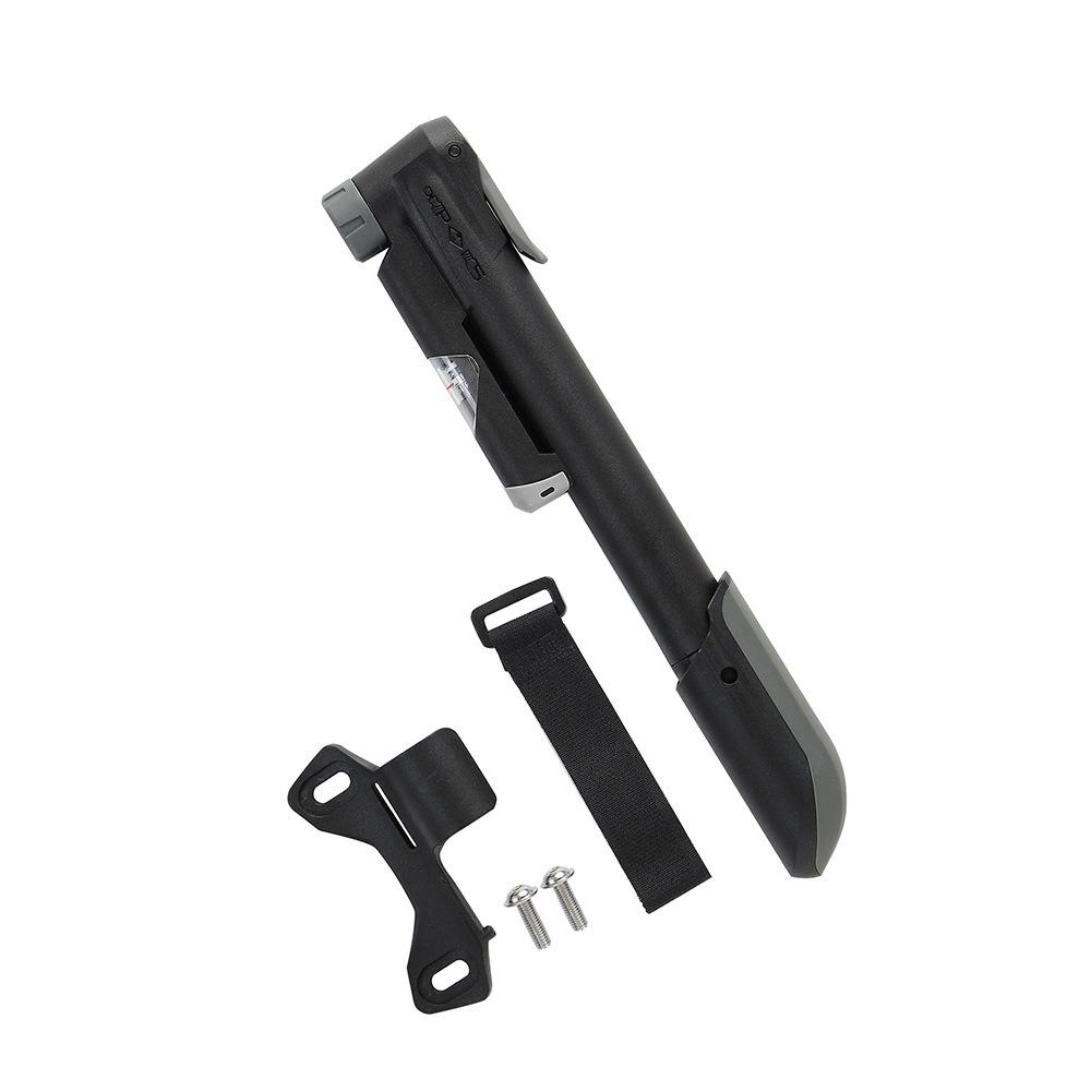 Mini Bike Hand Pump 120PSI With Pressure Gauge, Portable Inflator For MTB Road Bike Ball Toy Tire, Fits Presta & Schrader Valve