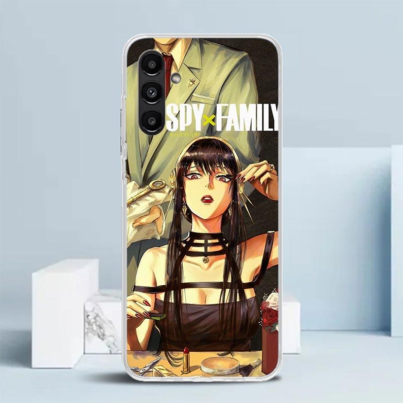 Anime S-Spy Family Anya Cover for Samsung Galaxy A17 A37 A57 A16 A26 A36 A56 A15 A14 A55 Phone Case A13 A53 A25 A35 A24 A34 A23