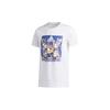 T Shirts Men's White Crew Neck Moderate Straight Fit GE1057