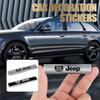 Metal Car Styling Logo Body Side Fender Long Stickers Auto Accessories For Renegade Patriot Weangler Cherokee Compass Trail