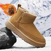 Snow Boots Winter Velvet Thickened Fur Integrated Warm Cotton Shoes Non-slip Platform Bread Shoes Lazy Shoes