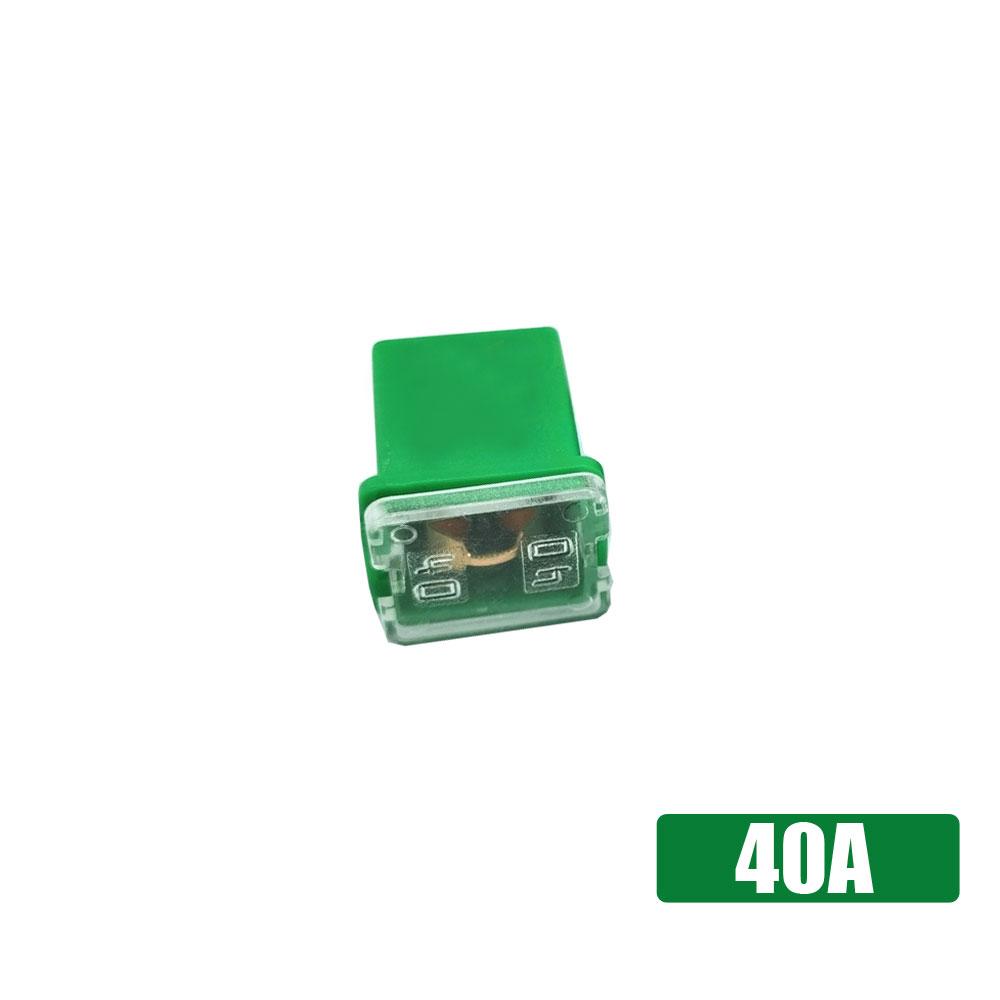 Universal Waterproof Mini Square Fuse 32V 20A 25A 30A 40A 50A 60A Automotive Car Fuse with Plastic Box Socket Car Accessories