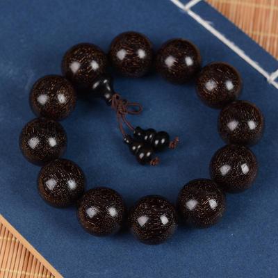 Gold Star-Style Zambian Blood Sandalwood & Small-Leaf Red Sandalwood Buddhist Beads Bracelet