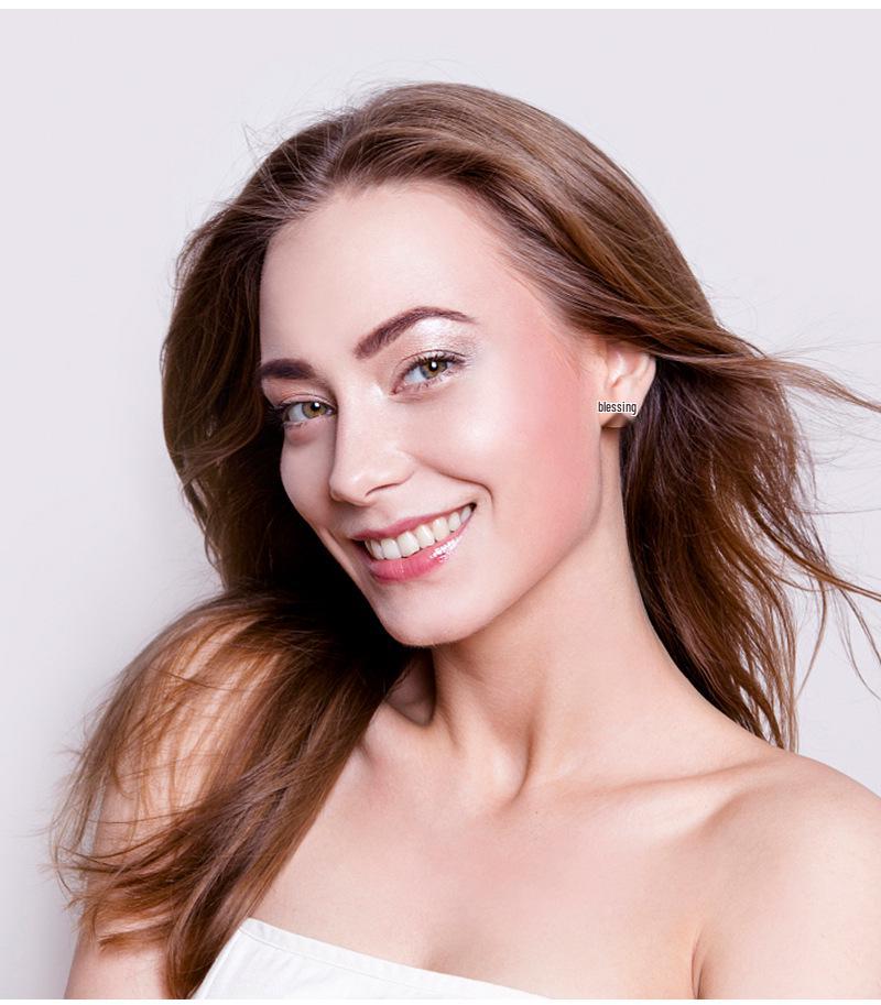 Moissanite Four-Claw Stud Earrings for Women - High-End S925 Sterling Silver Trendy Ear Jewelry