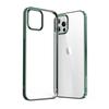 NBS Ultra Thin Transparent Case with Metallic Frame for iPhone 12 Pro Max Green