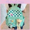 Modern Trendy Quilted Pattern Toddler Bookbag For Boys And Girls With Large Space