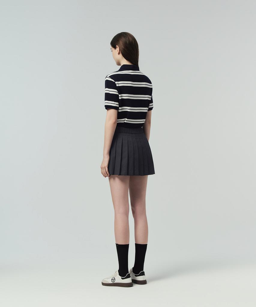 SERGIO TACCHINI W Striped Short Sleeve Polo