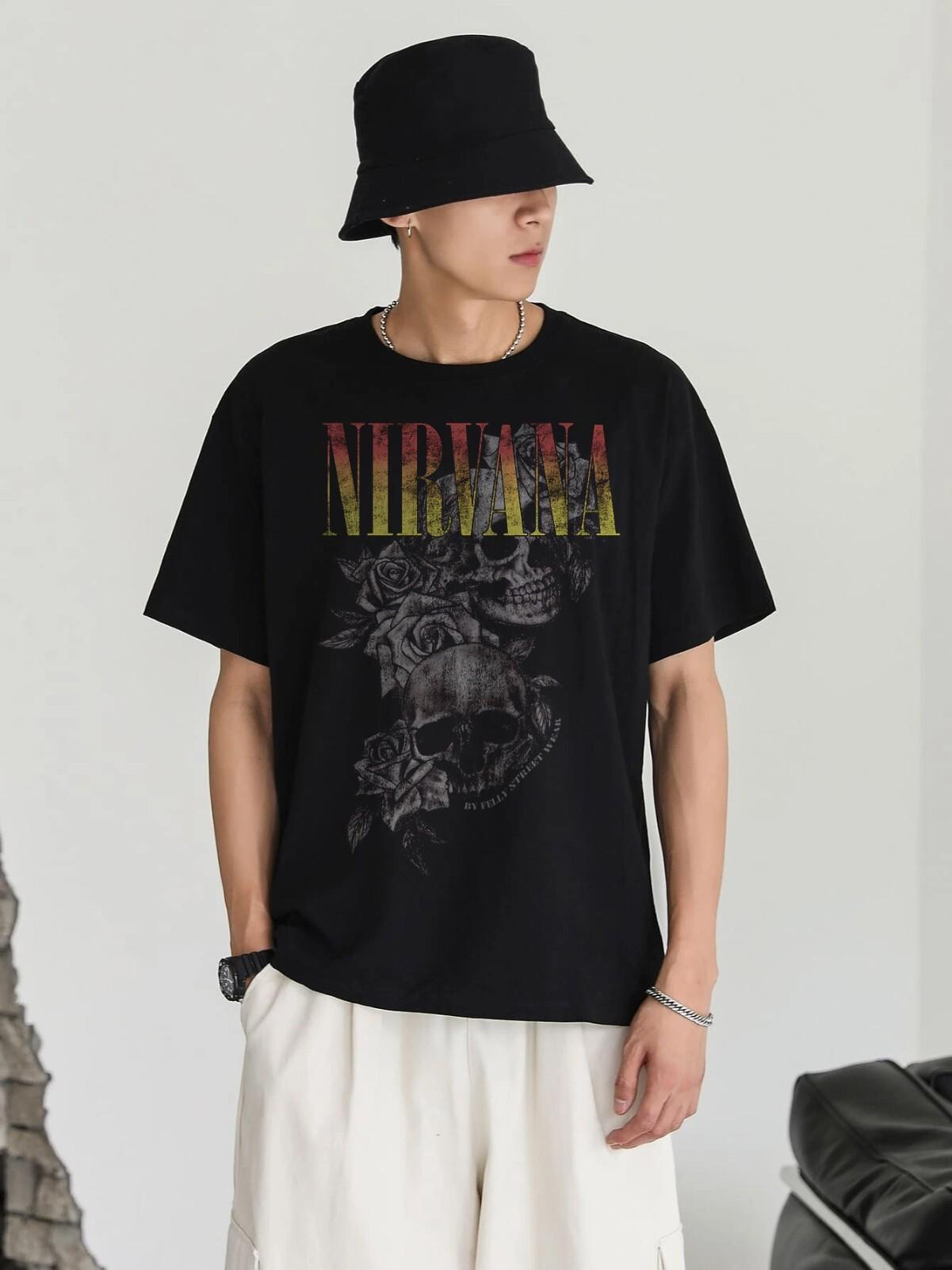 26 Oversize NIRVANA T-Shirt | organic NIRVANA t-shirt for men- Unisex T-Shirt XXXXL