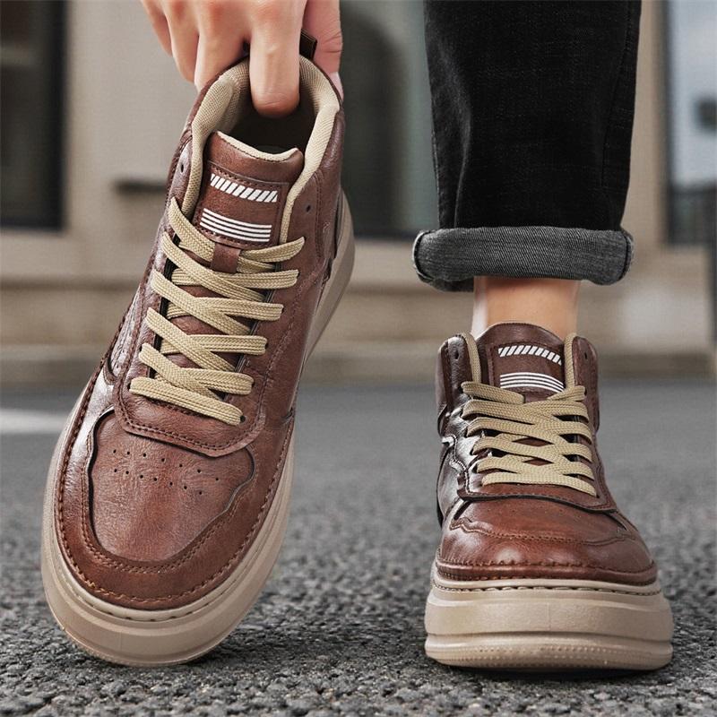 New Fashion Autumn And Winter Men's Low Top Martin Boots Students Male Boys Trending Soft Sole Work Shoes Labor Protection Martin Sneakers