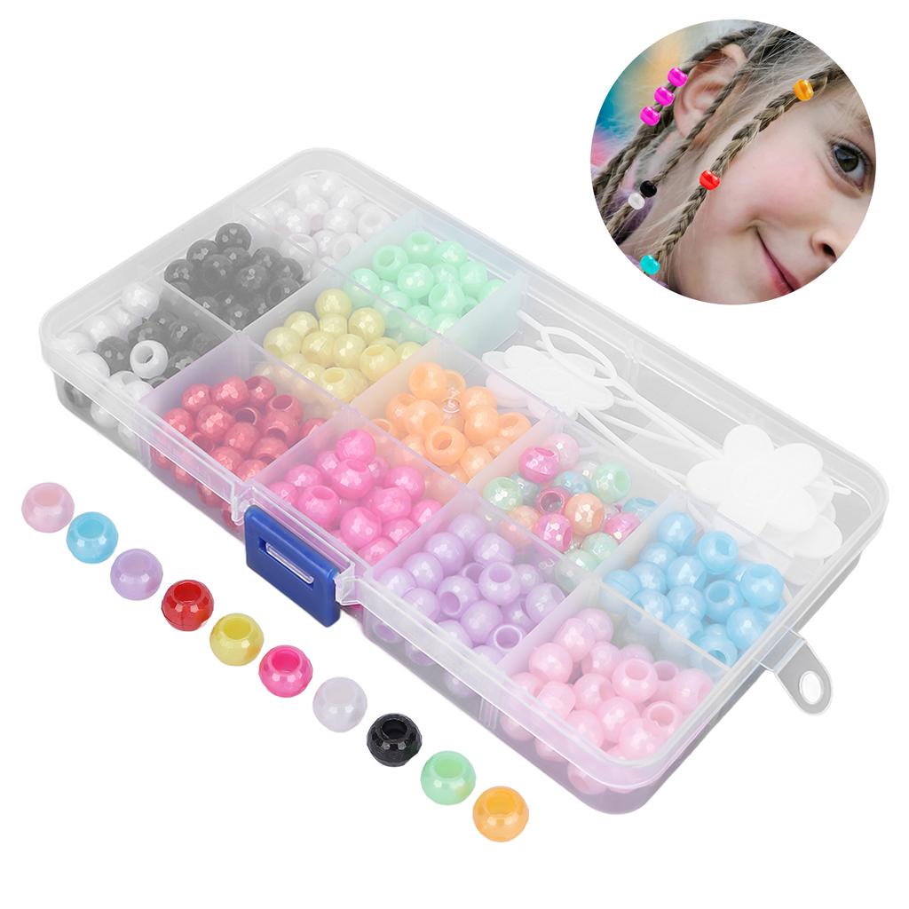 365 stücke Haar Dreadlocks Bunte Haar Flechten Perlen DIY Haar Bart Dekoration Zubehör