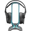 Support Pour Casque De Jeu - Mars Gaming - MHHX - RGB Flow - 2 Ports USB 2.0 - Graphite