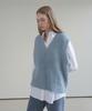 Paul&Alice Hairy Knit Vest / Blue