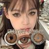 EYESHARE 1 Pair Natural Brown Contact Lenses for Eyes Gray Pupils 14.5mm Big Beauty Eyes Soft Lens Cosmetics
