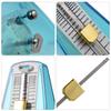 Transparent Mechanical Metronome with Bell Universal Wind up Metronome with Loud Sound Beat Selection Speed Control for
