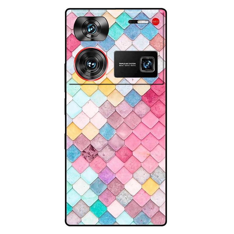 For ZTE Nubia Z60 Ultra 5G Case Silicon Fashion Space Wolf TPU Painted Coque Funda for Nubia Z60Ultra 5G NX721J Cover Protective