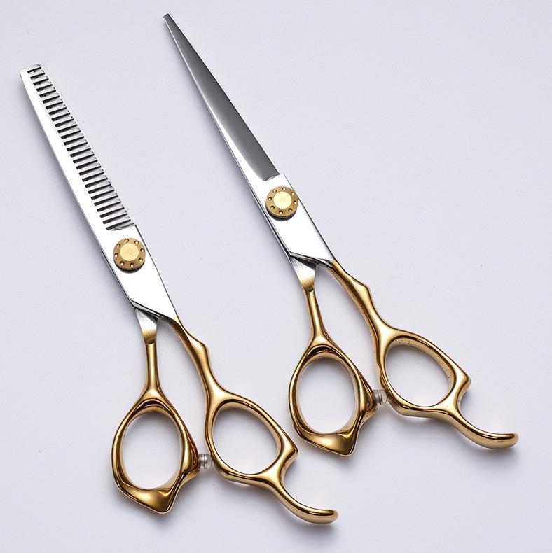 6-Inch Professional Hairdressing Scissors & Thinning Shears Set